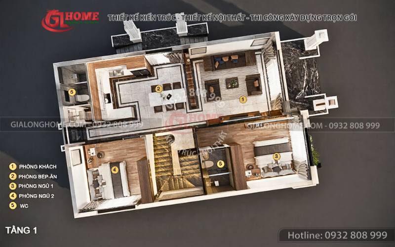 Công trình nhà Anh Bình tại Đồng Nai