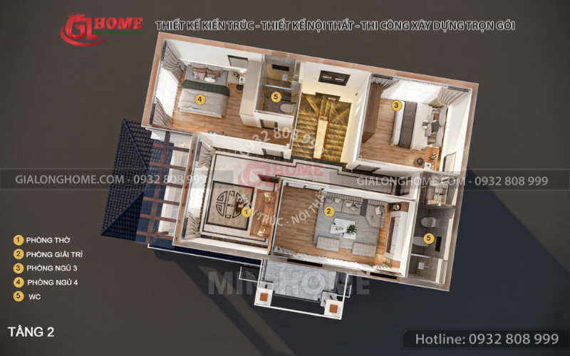 Công trình nhà Anh Bình tại Đồng Nai