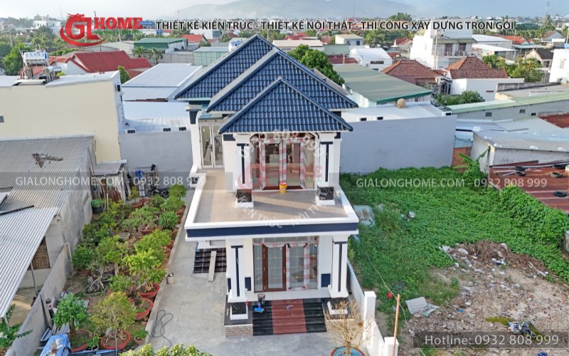 Nhà mái Nhật 2 tầng hiện đại