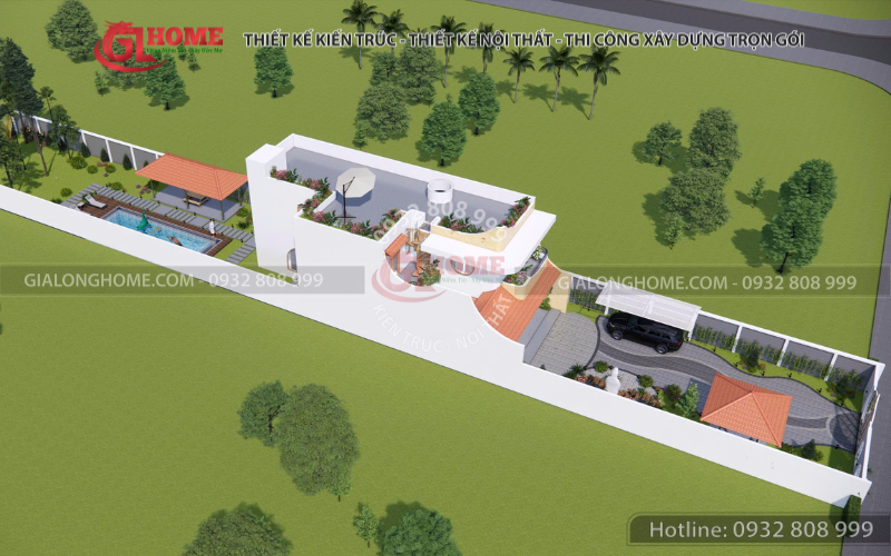 Xây nhà trọn gói - Thiết kế và thi công nhà Chị Tâm tại Khánh Hòa 