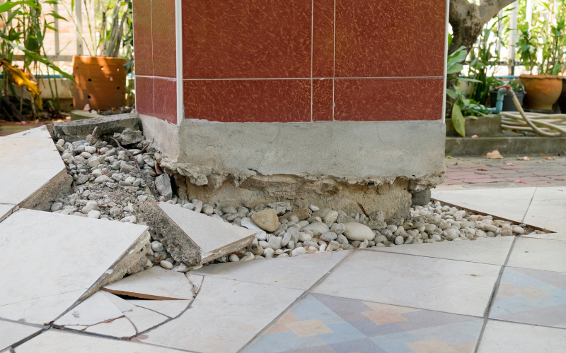 Sàn bê tông bị võng