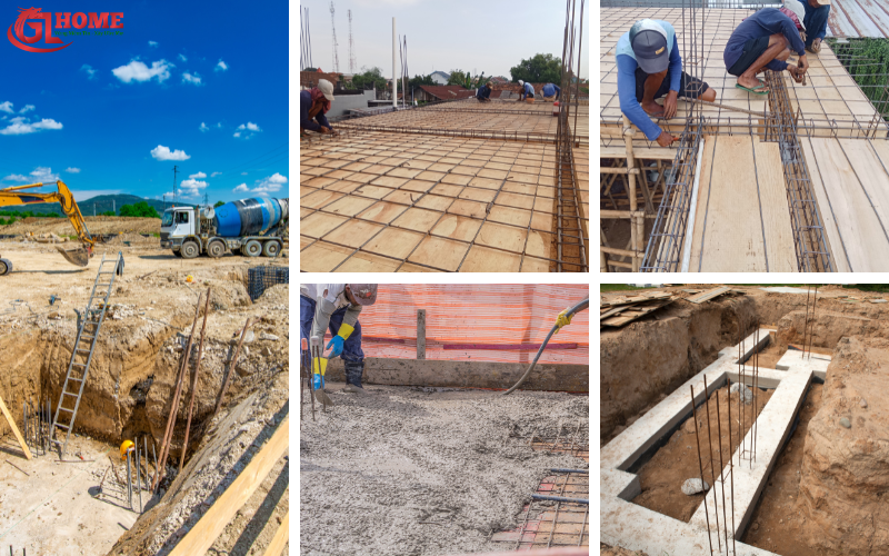 Giám sát thi công móng 