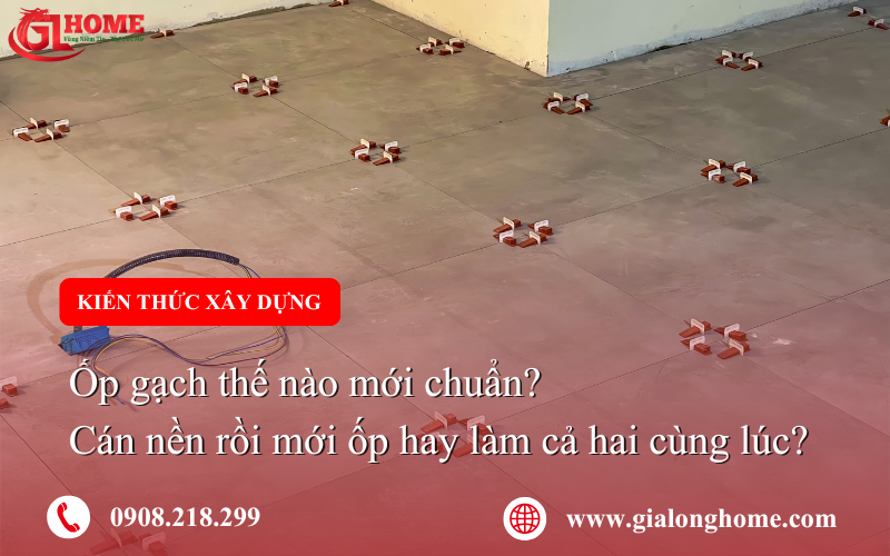 Cán nền ốp gạch