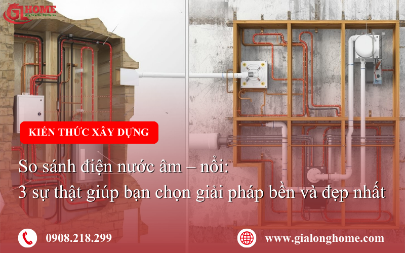So sánh điện nước âm và nổi