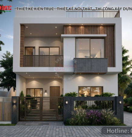 Thiết kế nhà phố hiện đại