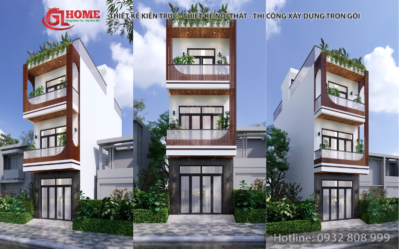 Top 10 mẫu thiết kế nhà phố hiện đại đẹp, tối ưu chi phí, xu hướng mới 2026 7 Xu hướng kiến trúc hiện đại
