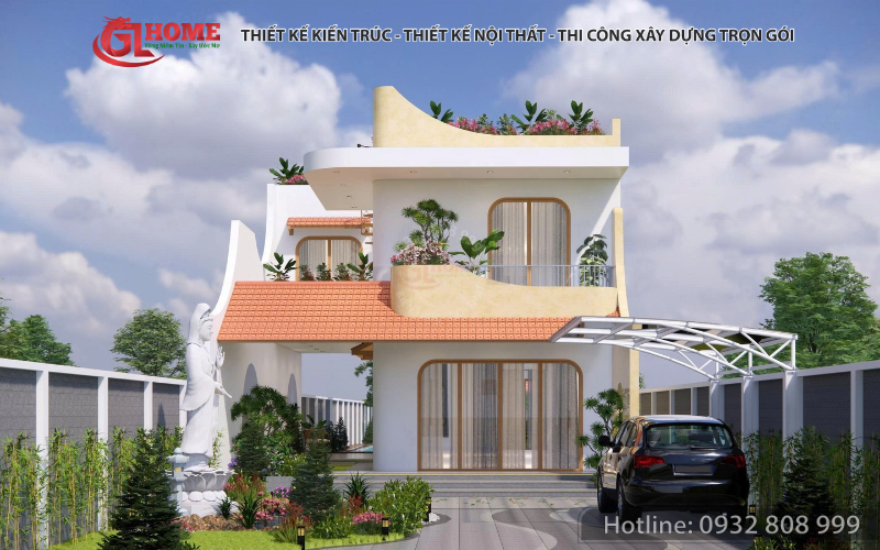 Top 10 mẫu thiết kế nhà phố hiện đại đẹp, tối ưu chi phí, xu hướng mới 2026 8 Mẫu nhà phố hiện đại đẹp